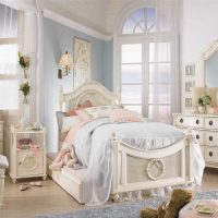 Room decoration for a girl in a classic style