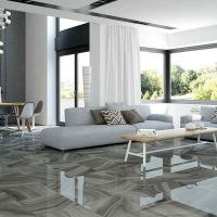 Mirror surface polished floor