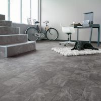 Gray ceramic tiles