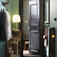 Dark hallway interior