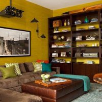 Meuble d'armoire à l'intérieur d'un salon moderne