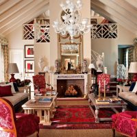 Lustre blanc de style classique