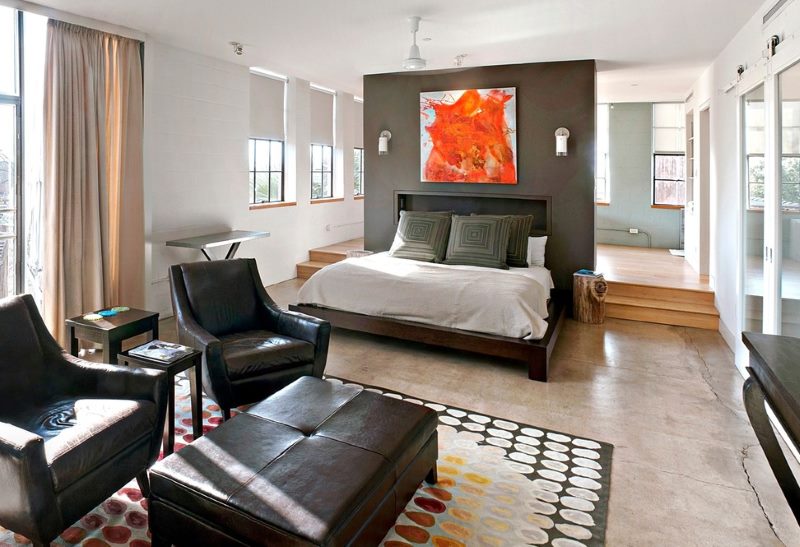 Cloison légère dans un studio