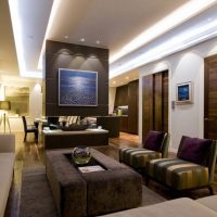 LED ceiling lights in the living room