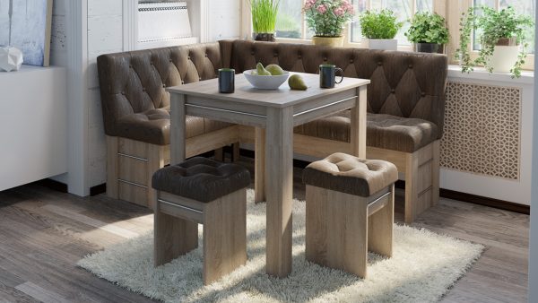 When buying a sofa in the kitchen, immediately determine its purpose